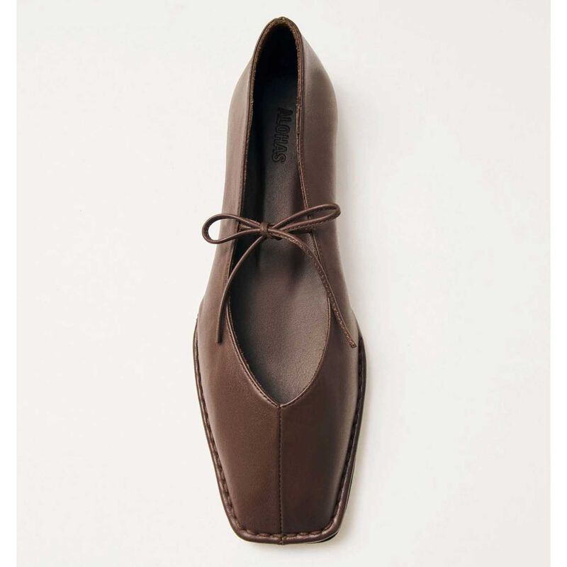Alohas Sway Leather Ballet Flats image number 3